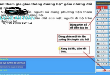 PHẦN MỀM THI THỬ LÝ THUYẾT A1_A2_B1_B2_C... 